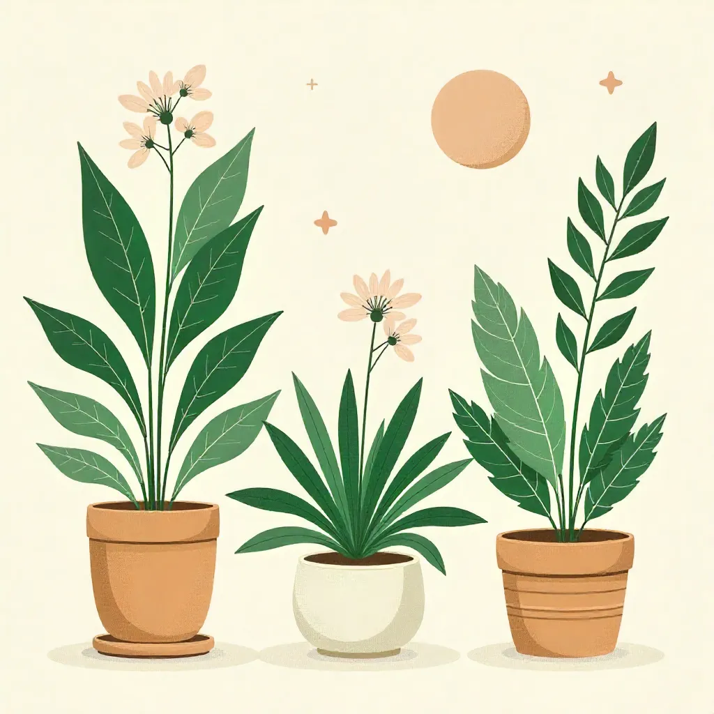 Pothos plant with trailing vines